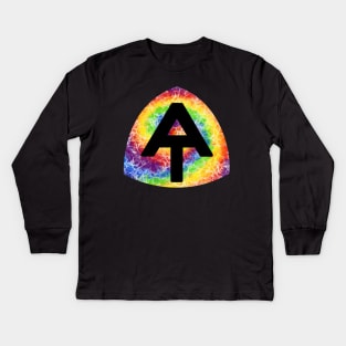 Appalachian Trail tie dye Kids Long Sleeve T-Shirt